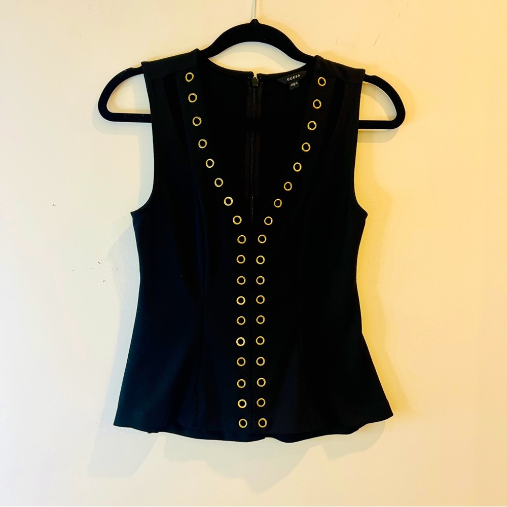 Guess | Peplum Fit Cutout Top